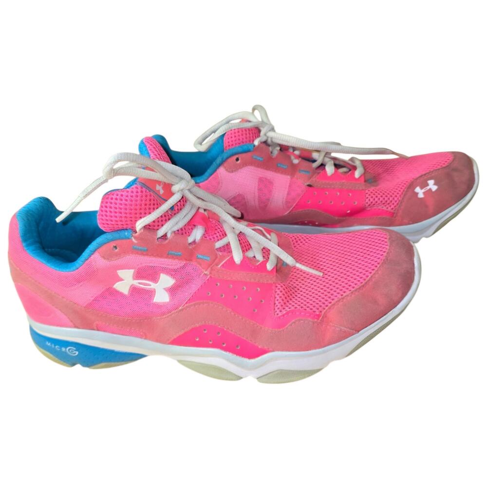 Under Armour Hot Pink Coquette Womens Sneakers Size 11